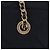 PRADA Chain Shoulder Bag Nylon Navy Gold Auth 206423 Golden Navy blue - view 4