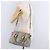 Miu Miu Handtasche Leder 2way Grau Gold Auth 167735M Braun Golden - Ansicht 27