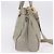 Miu Miu Handtasche Leder 2way Grau Gold Auth 167735M Braun Golden - Ansicht 4