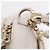 Borsa a mano CHANEL Matelasse con catena in pelle d'agnello 2way White Gold CC Auth 206465M Bianco D'oro - vista 10