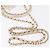 Borsa a mano CHANEL Matelasse con catena in pelle d'agnello 2way White Gold CC Auth 206465M Bianco D'oro - vista 12