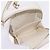 Borsa a mano CHANEL Matelasse con catena in pelle d'agnello 2way White Gold CC Auth 206465M Bianco D'oro - vista 21