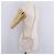 Borsa a mano CHANEL Matelasse con catena in pelle d'agnello 2way White Gold CC Auth 206465M Bianco D'oro - vista 30