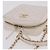 Borsa a mano CHANEL Matelasse con catena in pelle d'agnello 2way White Gold CC Auth 206465M Bianco D'oro - vista 6