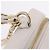 Borsa a mano CHANEL Matelasse con catena in pelle d'agnello 2way White Gold CC Auth 206465M Bianco D'oro - vista 9