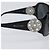 Bulgari Occhiali da sole BVLGARI Plastica Nero Argento Auth BA16227 - vista 8