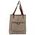 Borsa GUCCI GG Supreme Web Sherry Line PVC Beige Gold 002 58 6487 Auth 207465A D'oro - vista 2