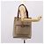 Borsa GUCCI GG Supreme Web Sherry Line PVC Beige Gold 002 58 6487 Auth 207465A D'oro - vista 21