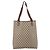 Borsa GUCCI GG Supreme Web Sherry Line PVC Beige Gold 002 58 6487 Auth 207465A D'oro - vista 3