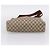 Borsa GUCCI GG Supreme Web Sherry Line PVC Beige Gold 002 58 6487 Auth 207465A D'oro - vista 9
