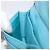 Tarjetero PRADA piel Saffiano Turquoise Blue Gold Auth BA16080A Dorado Turquesa - vista 19