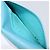 Tarjetero PRADA piel Saffiano Turquoise Blue Gold Auth BA16080A Dorado Turquesa - vista 23