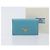 Tarjetero PRADA piel Saffiano Turquoise Blue Gold Auth BA16080A Dorado Turquesa - vista 24