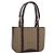 Céline Sac Cabas CELINE C Macadam Canvas Beige Ton Or Auth 207349A