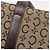 Céline Sac Cabas CELINE C Macadam Canvas Beige Ton Or Auth 207349A - vue 16