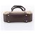 Céline Sac Cabas CELINE C Macadam Canvas Beige Ton Or Auth 207349A - vue 9