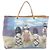 Bolso de mano BURBERRY Canvas Blue Silver Auth 205994A Plata Azul - vista 2