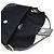 Borsa a spalla FENDI Mamma Baguette in jersey di cotone nero e argento 26424 Auth am12709A - vista 17