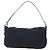 Borsa a spalla FENDI Mamma Baguette in jersey di cotone nero e argento 26424 Auth am12709A - vista 3