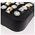 Borsa FENDI Mamma Baguette Studs Rhinestones Pelle Nero Oro 8BR600 Auth yk20953SM - vue 15