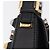Borsa FENDI Mamma Baguette Studs Rhinestones Pelle Nero Oro 8BR600 Auth yk20953SM - vue 16