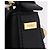 Borsa FENDI Mamma Baguette Studs Rhinestones Pelle Nero Oro 8BR600 Auth yk20953SM - vue 18