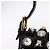 Borsa FENDI Mamma Baguette Studs Rhinestones Pelle Nero Oro 8BR600 Auth yk20953SM - vue 19