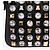 Borsa FENDI Mamma Baguette Studs Rhinestones Pelle Nero Oro 8BR600 Auth yk20953SM - vue 20