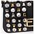 Borsa FENDI Mamma Baguette Studs Rhinestones Pelle Nero Oro 8BR600 Auth yk20953SM - vue 23