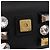 Borsa FENDI Mamma Baguette Studs Rhinestones Pelle Nero Oro 8BR600 Auth yk20953SM - vue 26