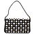 Borsa FENDI Mamma Baguette Studs Rhinestones Pelle Nero Oro 8BR600 Auth yk20953SM - vue 3