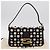 Borsa FENDI Mamma Baguette Studs Rhinestones Pelle Nero Oro 8BR600 Auth yk20953SM - vue 38