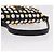 Borsa FENDI Mamma Baguette Studs Rhinestones Pelle Nero Oro 8BR600 Auth yk20953SM - vue 7