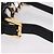 Borsa FENDI Mamma Baguette Studs Rhinestones Pelle Nero Oro 8BR600 Auth yk20953SM - vue 9