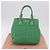 Bolso de mano Miu Miu Matelassé de cuero 2way Verde Oro Auth 167731M Dorado - vista 12