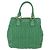 Bolso de mano Miu Miu Matelassé de cuero 2way Verde Oro Auth 167731M Dorado - vista 13