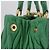 Bolso de mano Miu Miu Matelassé de cuero 2way Verde Oro Auth 167731M Dorado - vista 6