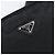 Bolsa de Ombro PRADA Nylon Preto Prata Auth 206731A - vista 14