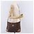 Céline Bolso de hombro CELINE Macadam Canvas PVC Leather Brown Gold Auth 206060 Castaño Dorado - vista 29
