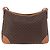 Céline Bolso de hombro CELINE Macadam Canvas PVC Leather Brown Gold Auth 206060 Castaño Dorado - vista 4