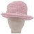 Sombrero CHANEL Paja M Rosa CC Auth 167758M - vista 2