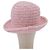 Sombrero CHANEL Paja M Rosa CC Auth 167758M - vista 3