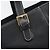 Borsa a mano Burberrys in pelle nera e oro autentica 206753A Nero D'oro - vista 14