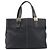 Borsa a mano Burberrys in pelle nera e oro autentica 206753A Nero D'oro - vista 2