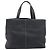 Borsa a mano Burberrys in pelle nera e oro autentica 206753A Nero D'oro - vista 3