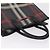 BURBERRY Nova Check Handtasche PVC Leather Black Red Auth 205962 Schwarz Rot - Ansicht 10