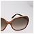 Gafas de sol Bottega Veneta Plástico Marrón Tono Dorado Auth BA16149 Castaño - vista 4