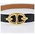 Hermès HERMES Chaine d Ancre Gürtel Leather 30.3"" 65 Gold Black Auth 205053M Schwarz Golden - Ansicht 5