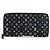 LOUIS VUITTON Monogram Multicolor Zippy Wallet Wallet M60050 LV Auth BA15783V Black - view 13