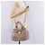Borsa a mano Miu Miu Matelassé in pelle 2way Rosa Oro Auth 167651A D'oro - vista 33